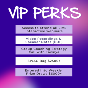 text on what VAVS VIP Perks are
