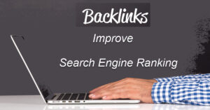 graphic showing backlinks as way to improve search engine ranking