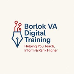 Logo for Borlok VA Digital Training, a content and SEO education brand